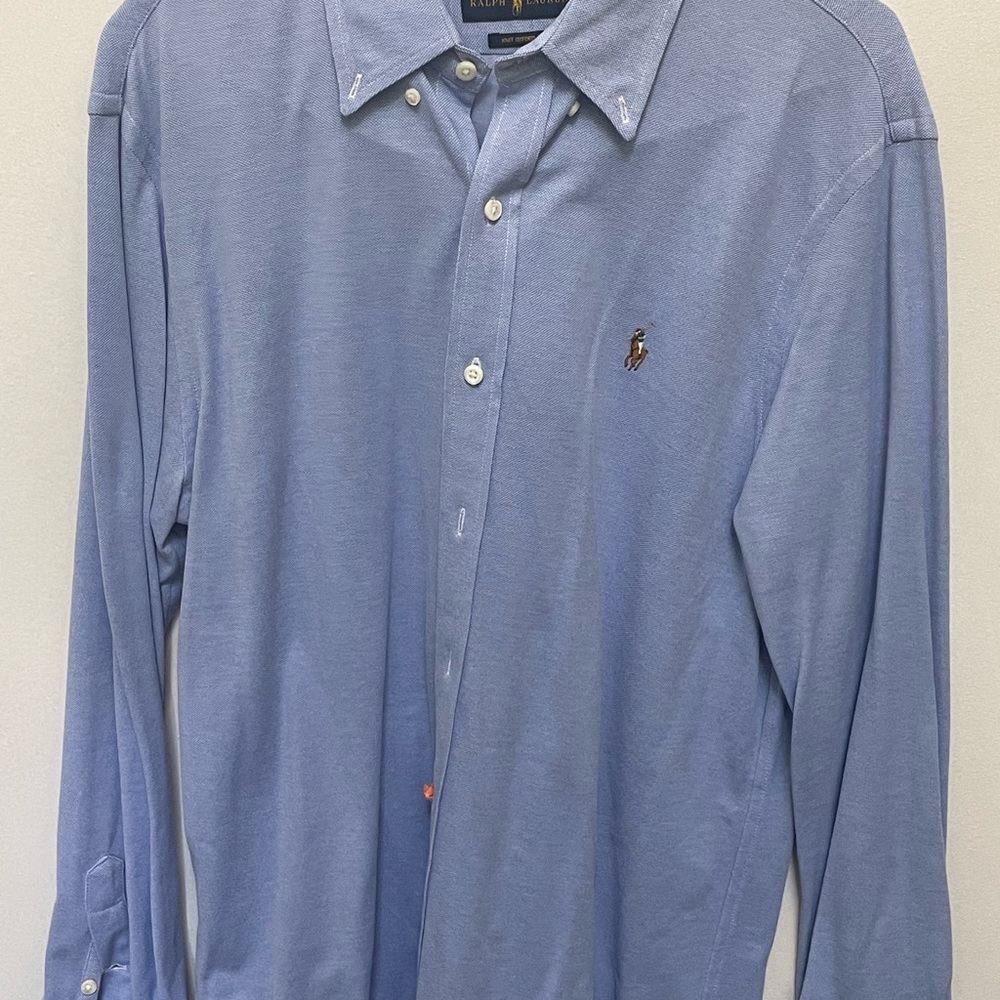 Blue Ralph Lauren Polo knit button down
